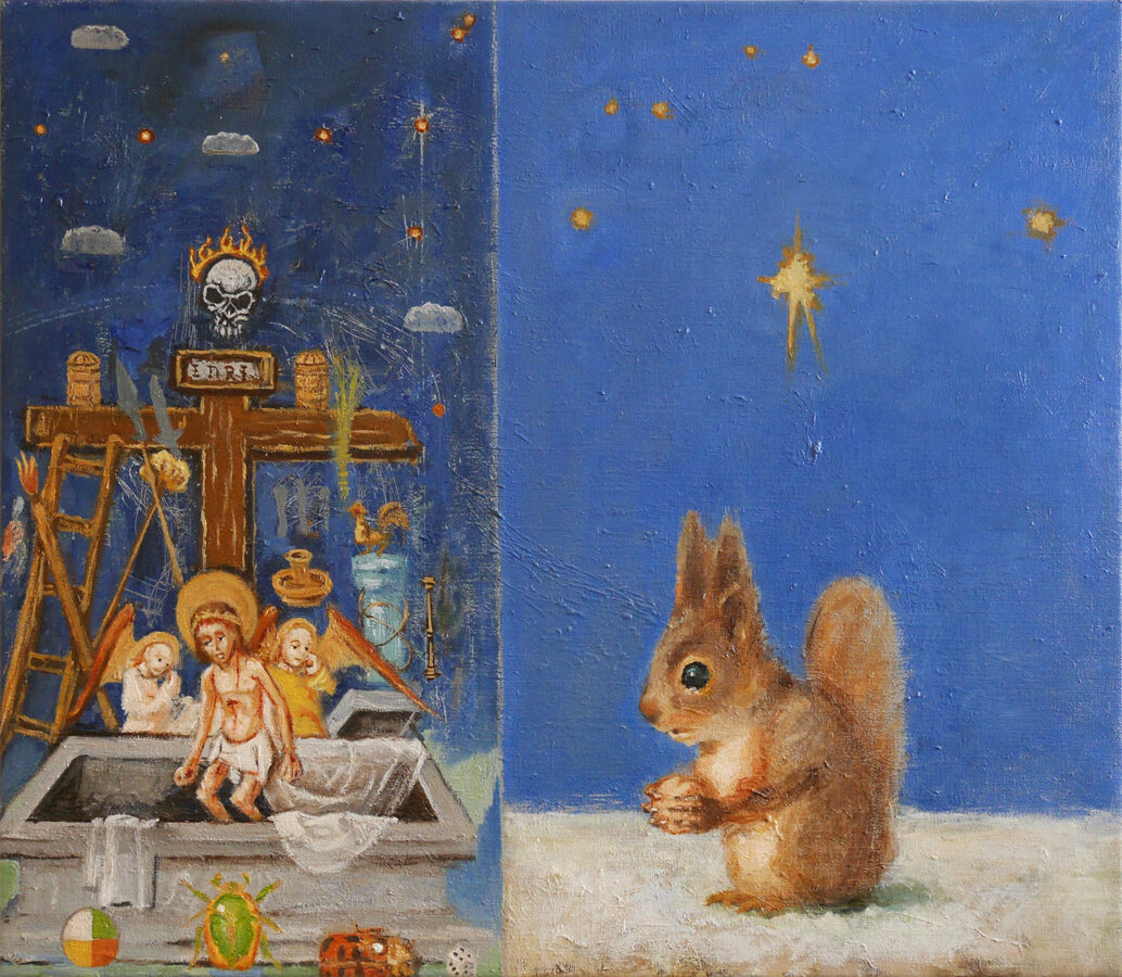 Diptyk - påsk52x62cm